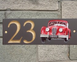 Hand Painted House Sign London