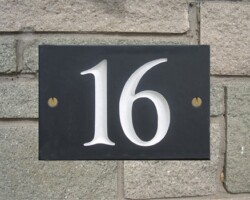 Hand Painted House Sign Glamorgan