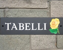 Custom made Hand Painted House names Cardiff
