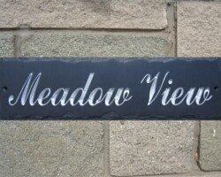 Welsh House Slate Sign Cardiff