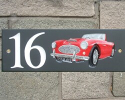 Hand Painted House Sign Swansea