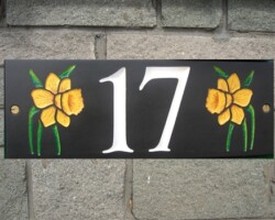 Custom made Hand Painted House names Bristol