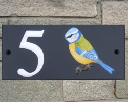 Slate Painted House Numbers Swansea