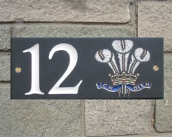 Custom made Hand Painted House names Cardiff