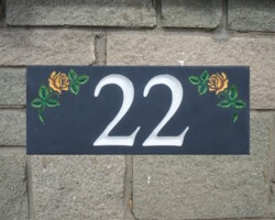 Custom made Hand Painted House names Cardiff