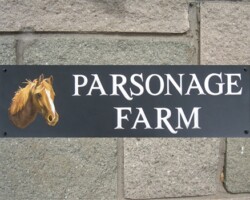 Custom made Hand Painted House names Bristol